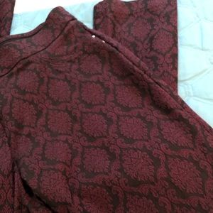 Ladies Tapestry Texture Leggings